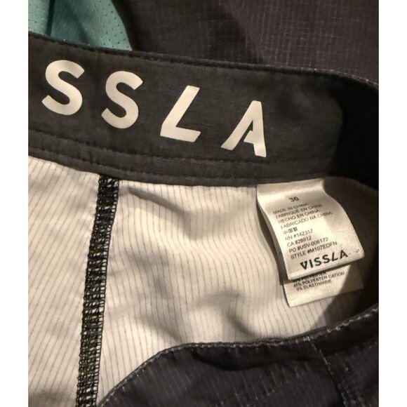 Vissla x DaFin Board Shorts Mens 30 8" Beach Swim Trunks Colorblock - Picture 4 of 7